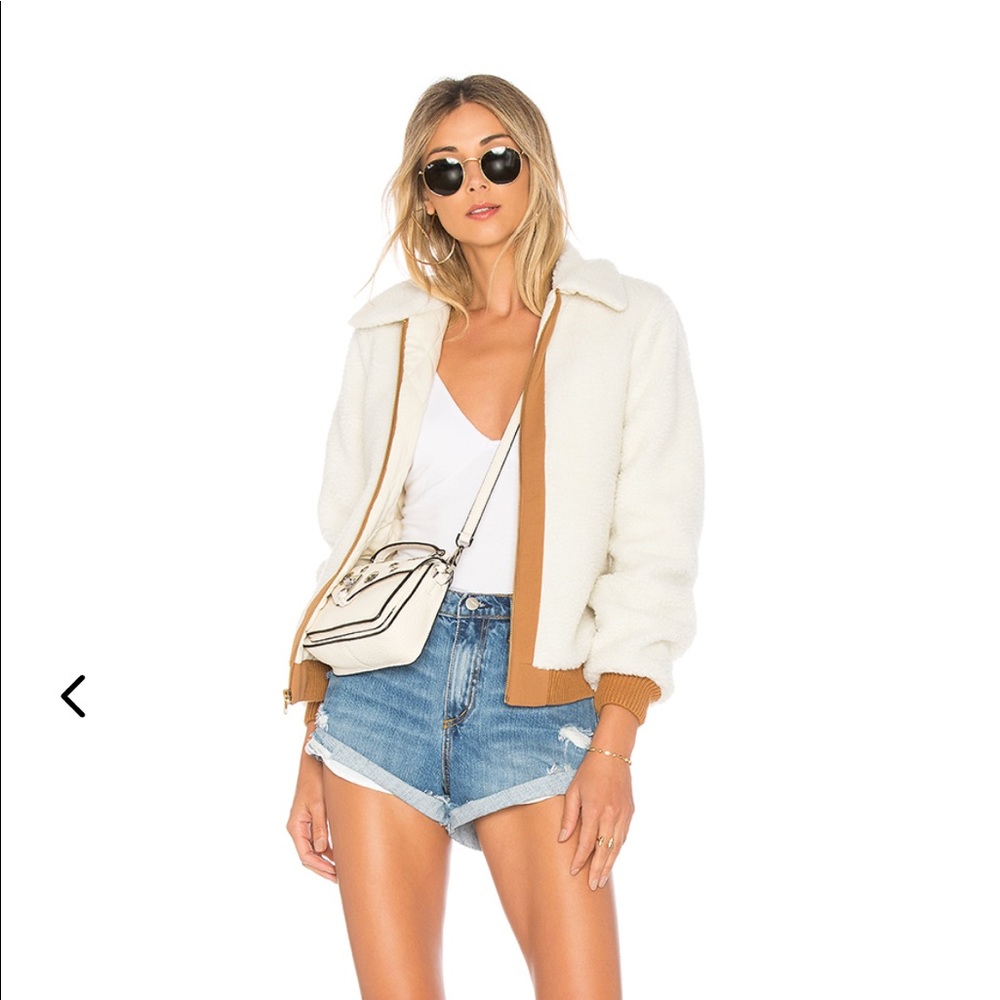Lovers + Friends Simone Faux Fur Jacket